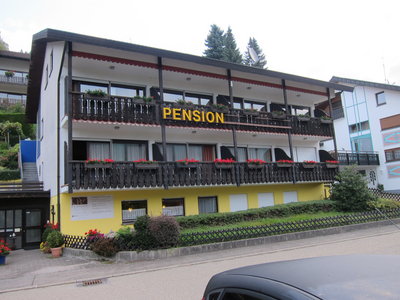 Day Two ended here at Pension Williams in Seebach on the edge of the B500 and Black Forest. It was more like a youth hostel than a hotel but served its purpose well. The journey down through Belgium, Luxembourg and into Germany was a bit of a slog down the motorway.