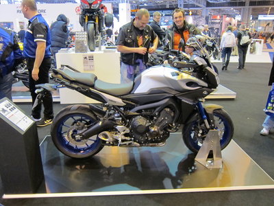 And Mt-09 Tracer. I think the Yamaha guy said they are £8149, Kwacky.