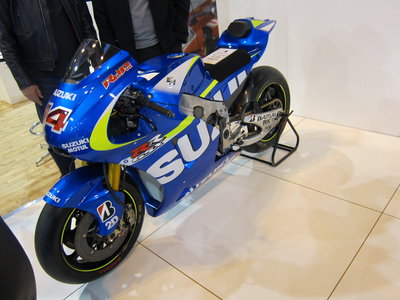 And the Suzuki Motogp bike.
